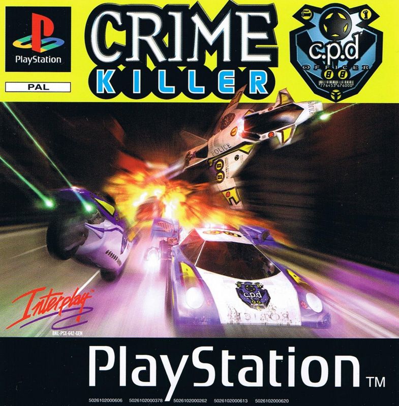 Crime Killer box art for Playstation